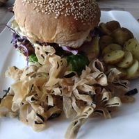 Pow wow bao burger ($16.50) at WellSmoocht in West Singapore