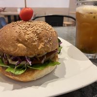 Jackfruit burger   at WellSmoocht in West Singapore