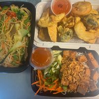 I am extremely thankful for Bamboo Bistro-Westbrook's exceptional vegan offerings and attentive service. The restaurant's provision of multiple tasty vegan options, explicitly iden at Bamboo Bistro in Westbrook