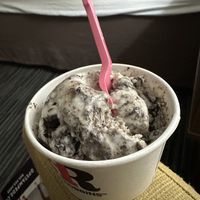 Non-dairy cookies and cream  at Baskin Robbins - 3668 Parkway in Pigeon Forge
