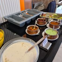 Salat vegan, leider kein veganes Dressing. at Tandoori Mahal Indisches Restaurant in Frankfurt