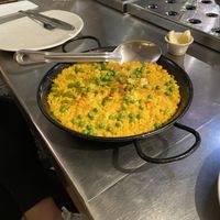 Vegan paella at La Tortilla Asesina in Inverness