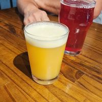 Diversos tipos de chopp at DROP THE HOP in Londrina
