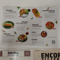  at Vie Vegan @ Encore Pizza in Footscray