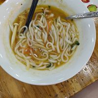 Vegan Noodle soups (contains tofu and vegan bacon) at Vegetarian Master Ruma in Vientiane