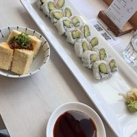 Curry agedashi tofu and avo rolls  at Nubo Sushi Roll & Roll in Victoria