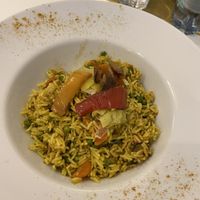 Riso basmati al curry at Ratatouille in Turin