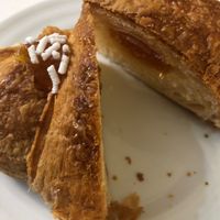 Homemade apricot croissant at Ratatouille in Turin