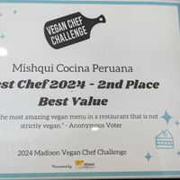  at Mishqui Cocina Peruana in Middleton