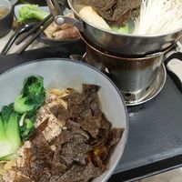 Hotpot with dry ban mian at Saute & Mee in Northeast Singapore