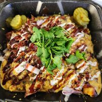 Smoked BBQ machine bowl. at Compatible Delights - Woodway in Fort Worth