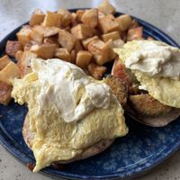 Vegan Benedictt  at Mission Valley Breakfast Company in San Diego