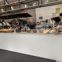 Assembly line counter   at Som Bo in New York City