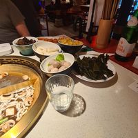 Gnocchi di riso, alghe, funghi, tofu fritto. at Shoo Loong Kan 小龙坎火锅 in Milan