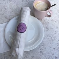 BBQ Wrap und Cappuccino   at ELVIE in Augsburg