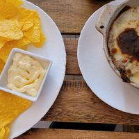 Nachos come like this. Heaps of cheese. at Amaranta Cocina Consciente in Medellin