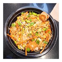 Yakisoba Noodles with Noodles at Gachi Sushi & Noodles in Boston