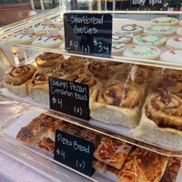 A selection of baked goods in the winter. There are different ones each week. at Kindred Bakery in Duncan