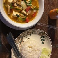 Tom yam (with tofu)  at Bottle Beach 1 Resort in Koh Phangan