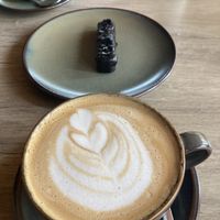 Snickers bar and coffeee  at Coffee & Plant in Nairobi