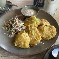 Oyster mushroom nuggets  at Coffee & Plant in Nairobi