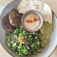 Mediterranean bowl at Coffee & Plant in Nairobi