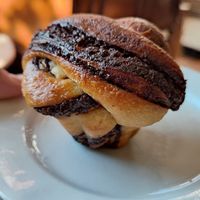 The chocolate Baba at Zeit für Brot in Dusseldorf