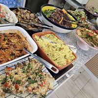 Part of the buffet at Verde Hut in Porto