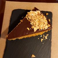 Chocolate cake at Verde Hut in Porto