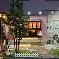 Exterior of restaurant, in case you can't find it. It's on the east side of the block. at Noodle Stand THREE P's in Matsumoto