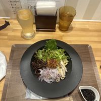 Fantastic vegan noodles  at Noodle Stand THREE P's in Matsumoto