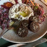 Falafels   at The Salon Restaurant @ Skeppet GBG in Gothenburg