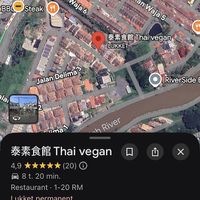   at  Thai Vegan - 泰素食館 in Alor Setar