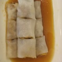 Rice noodle roll with day lily and lily bulb at Yang Shin 養心茶樓 in Taipei