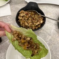 Diced mixed veg on romaine  at Yang Shin 養心茶樓 in Taipei