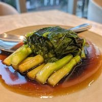 Chinese broccoli at Yang Shin 養心茶樓 in Taipei
