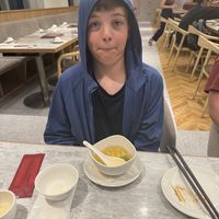 Yummy ai yu for silly son  at Yang Shin 養心茶樓 in Taipei