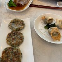 Fried rice noodle, basil wonton  at Yang Shin 養心茶樓 in Taipei