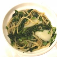 Vegetable Noodle Soop at Yang Shin 養心茶樓 in Taipei