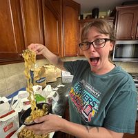 Cucumber salad! Savory + sweet + deliciouss  at Stir House - Vegan Stir Fry in Atlanta