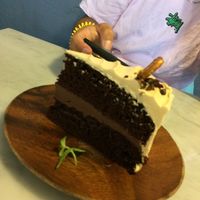 peanut butter chocolate cake ! at Plant Bakery 플랜트 in Seoul