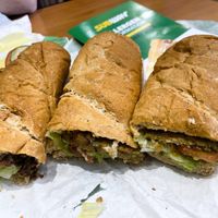 Vegan sandwiches with Plant Patty and Plant-based Steak at Subway in Blairgowrie