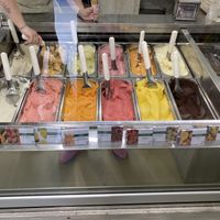 Flavours   at Dei Mille Gelateria Pasticceria in Bergamo