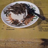 Panna cotta con scaglie di cioccolato at Beer Garden in Cotignola