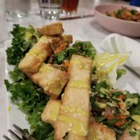 Bahn Mi as a salad at Boulder Swim Club in Boulder