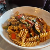 Roasted veg fusilli   at Little Italy  in Inverness
