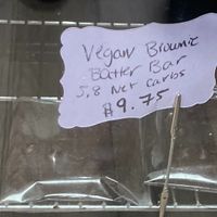 The only vegan item they had when I visited. at The Inketoble Cafe in New York City