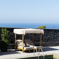 Bios Santorini, Vegan Boutique Hotel outdoor area pool at The Noverian Bios Santorini, Vegan Boutique Hotel in Santorini