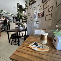 Very cozy place. Indoor and outdoor sitting  at Barbaro Café in Batumi