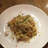 Sweet Potatoe Salad with Soy Cream at Bio Cafe in Tokyo